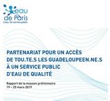 partenariat pour un accès de tou.te.s les guadeloupéen.ne.s à un service public de qualité, rapport de la mission préliminaire, 19-25 mars 2019