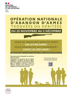 OPÉRATION NATIONALE D’ABANDON SIMPLIFIÉ DES ARMES